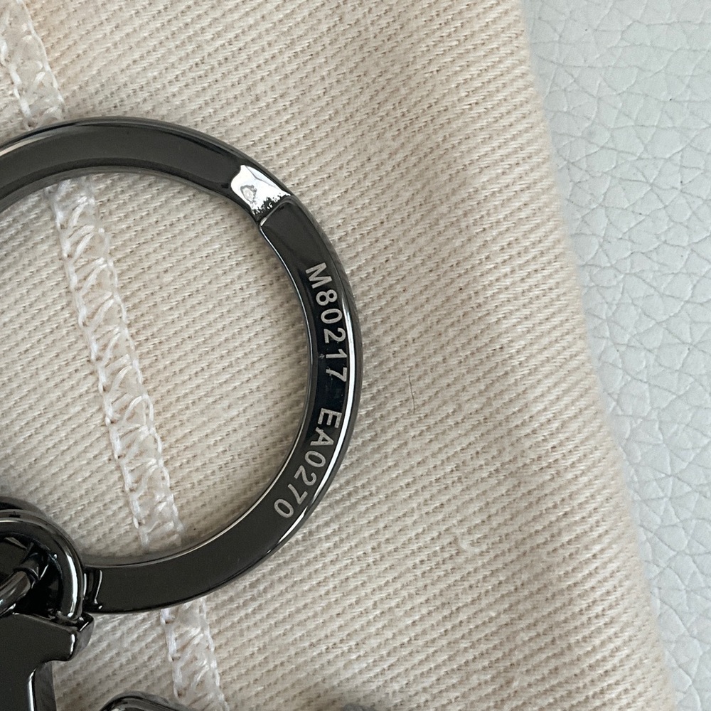 Louis Vuitton Gunmetal LV Initial Key Holder - Dark Metallic - Picture 2 of 7
